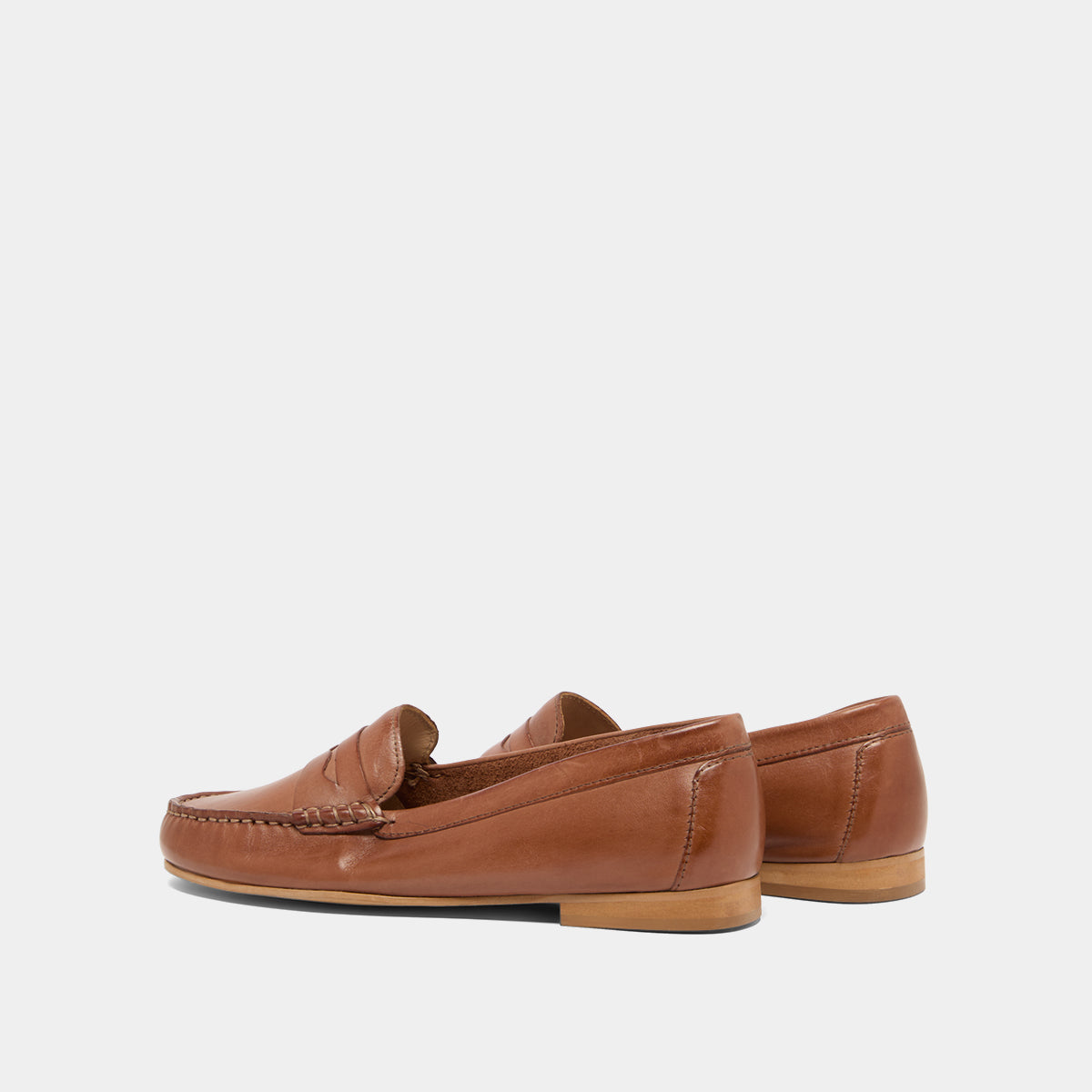 Mocassins à surpiqûres