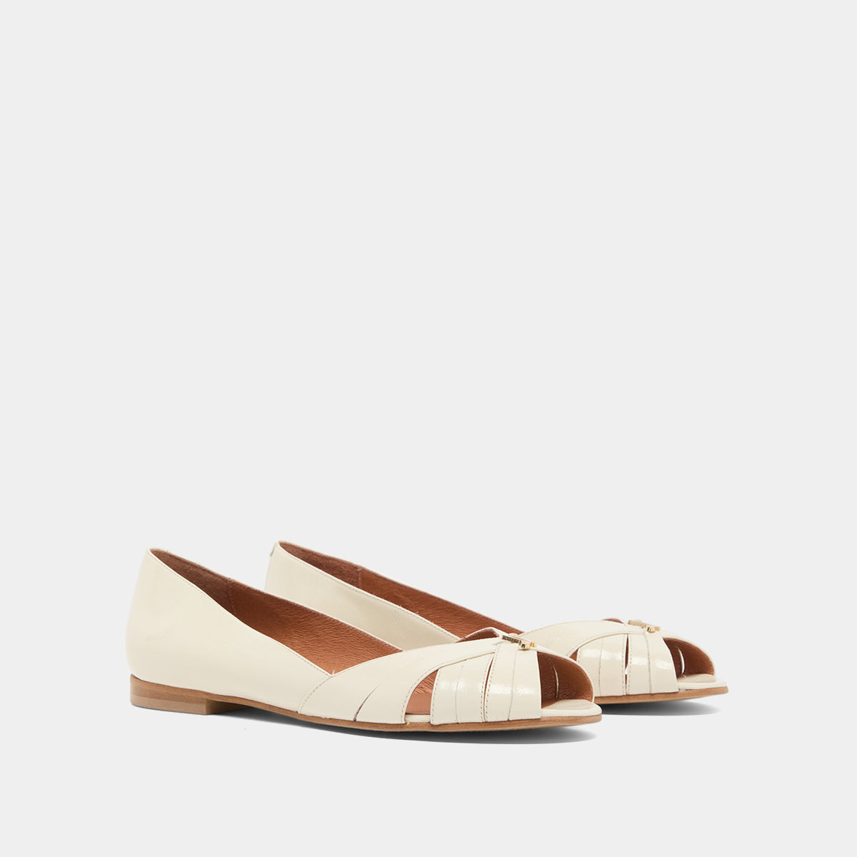 Ballerines à monogrammes