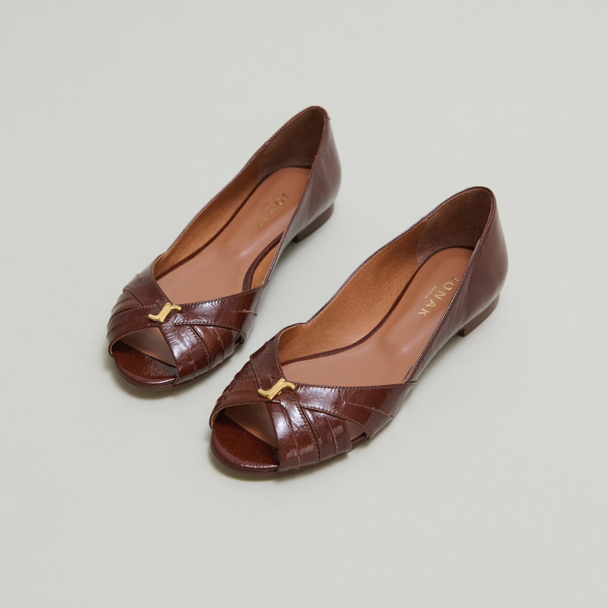 Ballerines à monogrammes