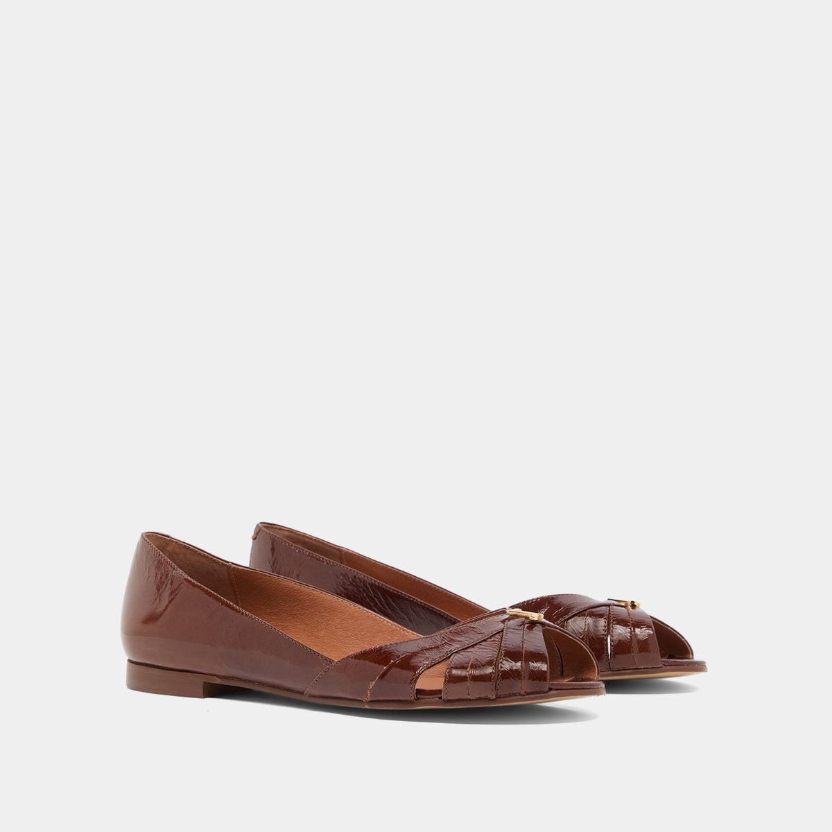 Ballerines à monogrammes
