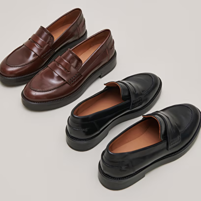 Mocassins à bouts ronds