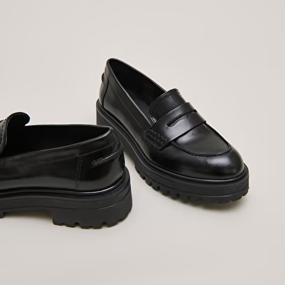 Mocassins à semelles crantées