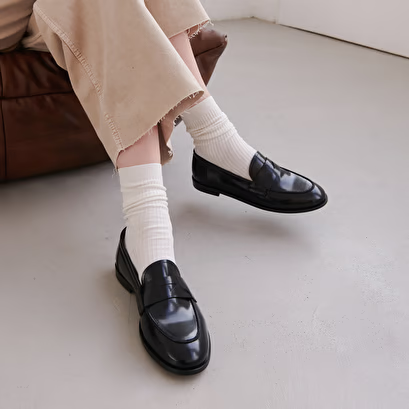 Mocassins à bouts ronds