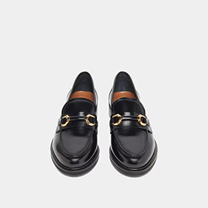 Mocassins à mors dorés
