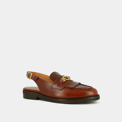 Mocassins à bouts arrières ouverts