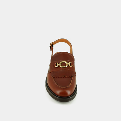 Mocassins à bouts arrières ouverts
