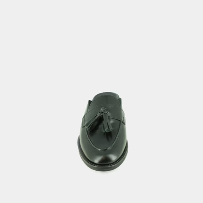 Mocassins à glands et bouts arrières ouverts
