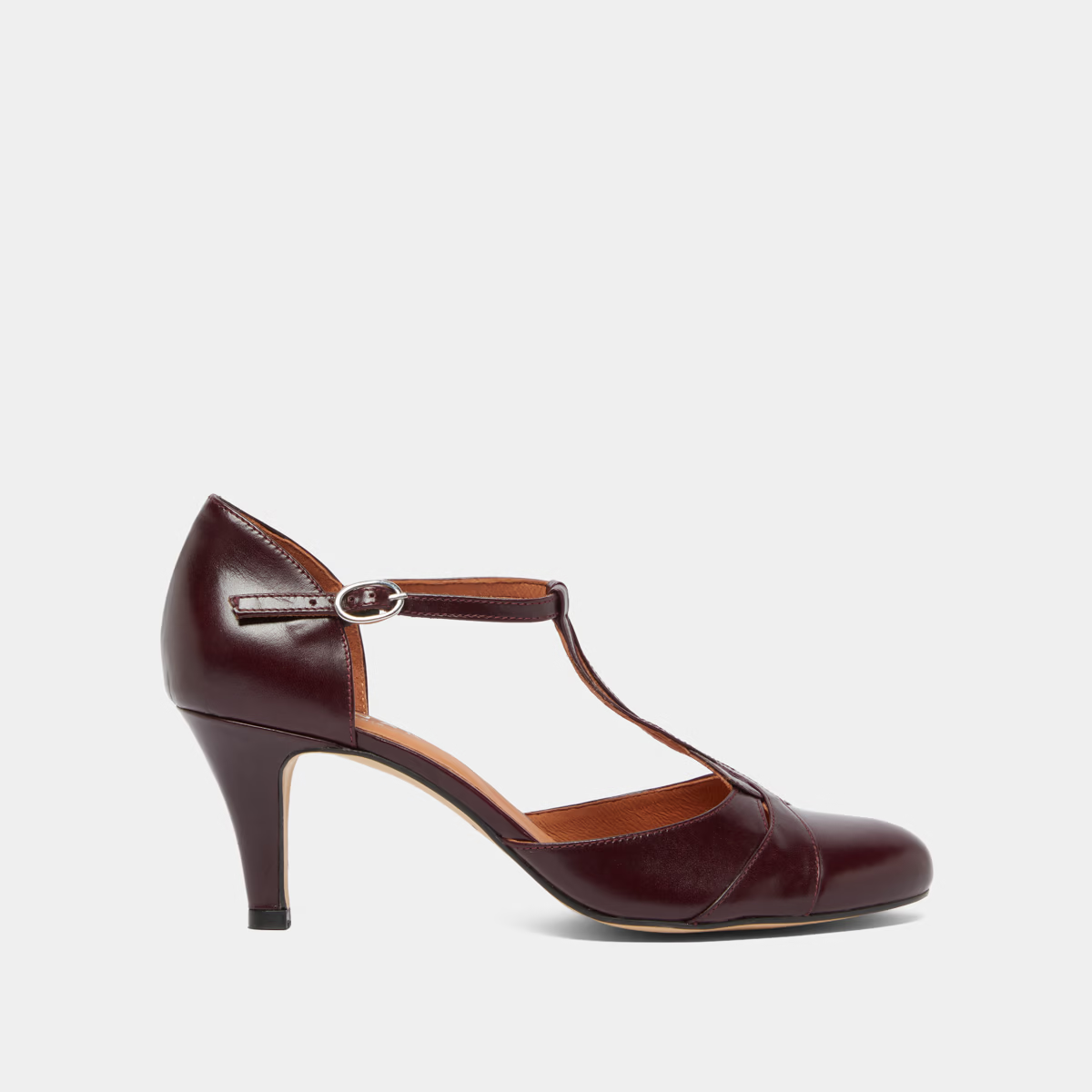 Salomés à talons et boucles ajustables