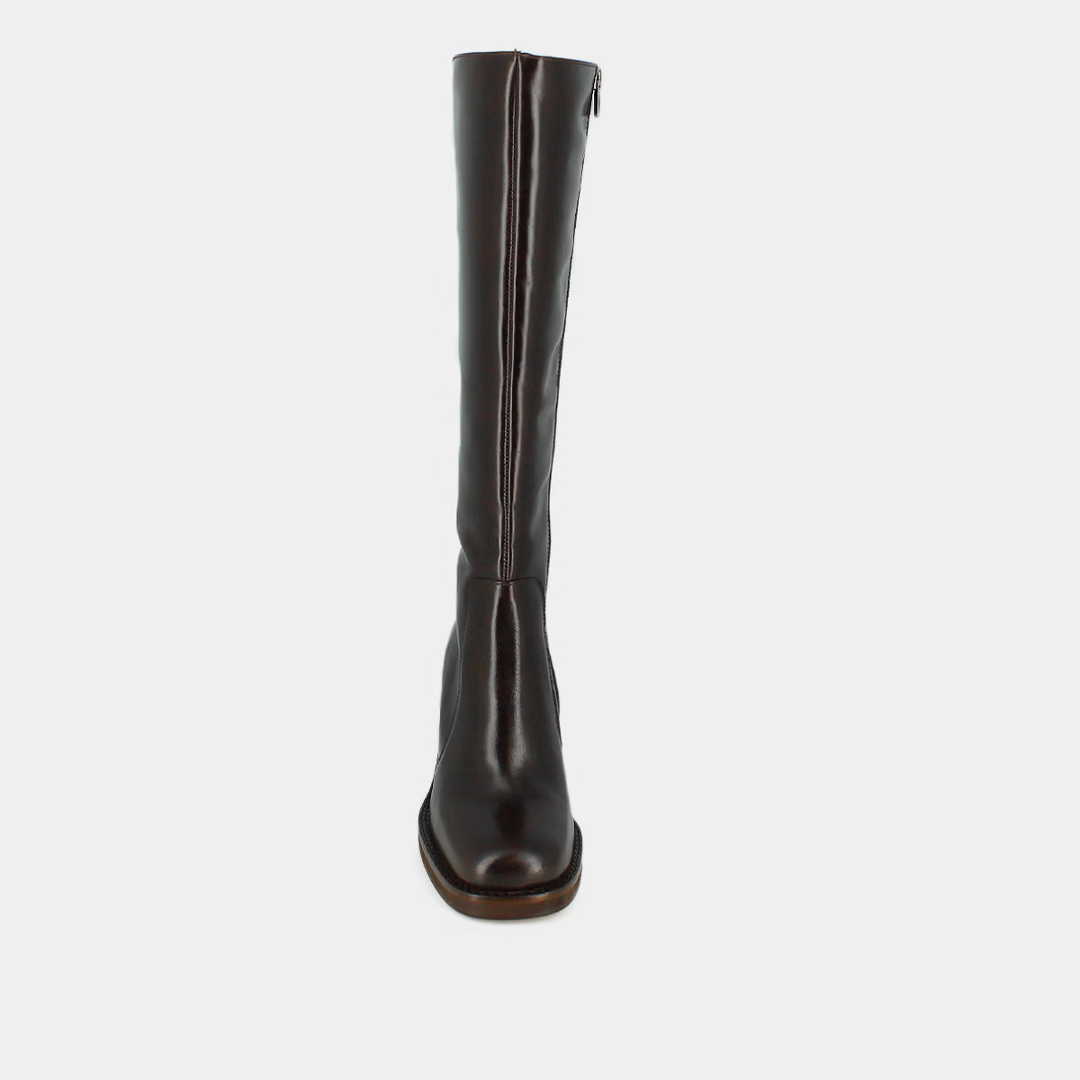 Bottes à talons débordants