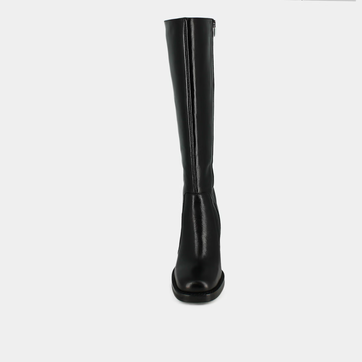 Bottes à talons débordants