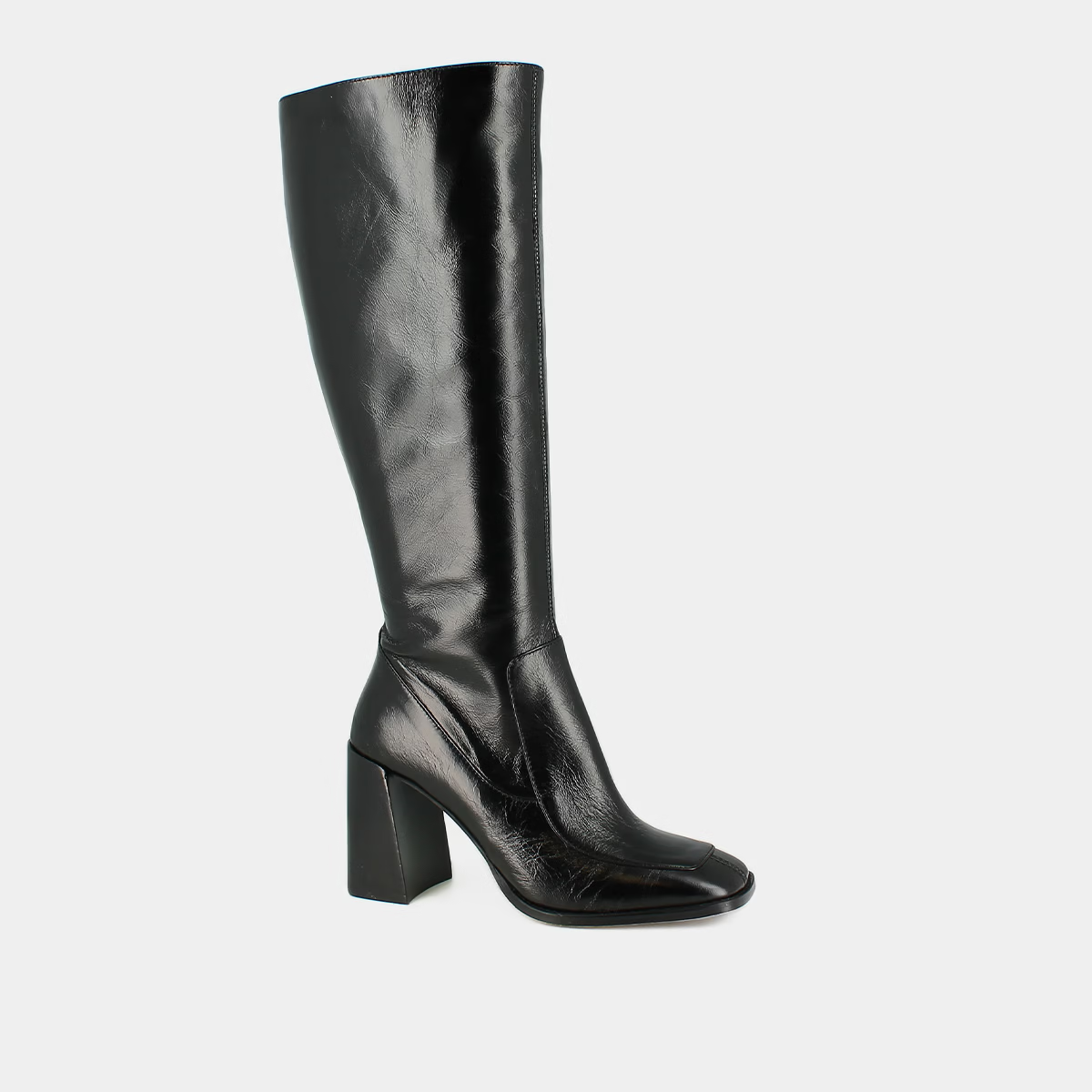Bottes hautes à bouts carrés