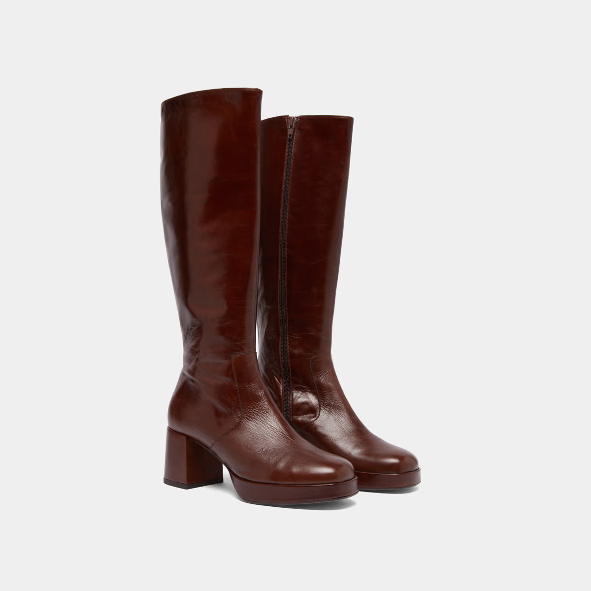 Bottes à talons et plateformes