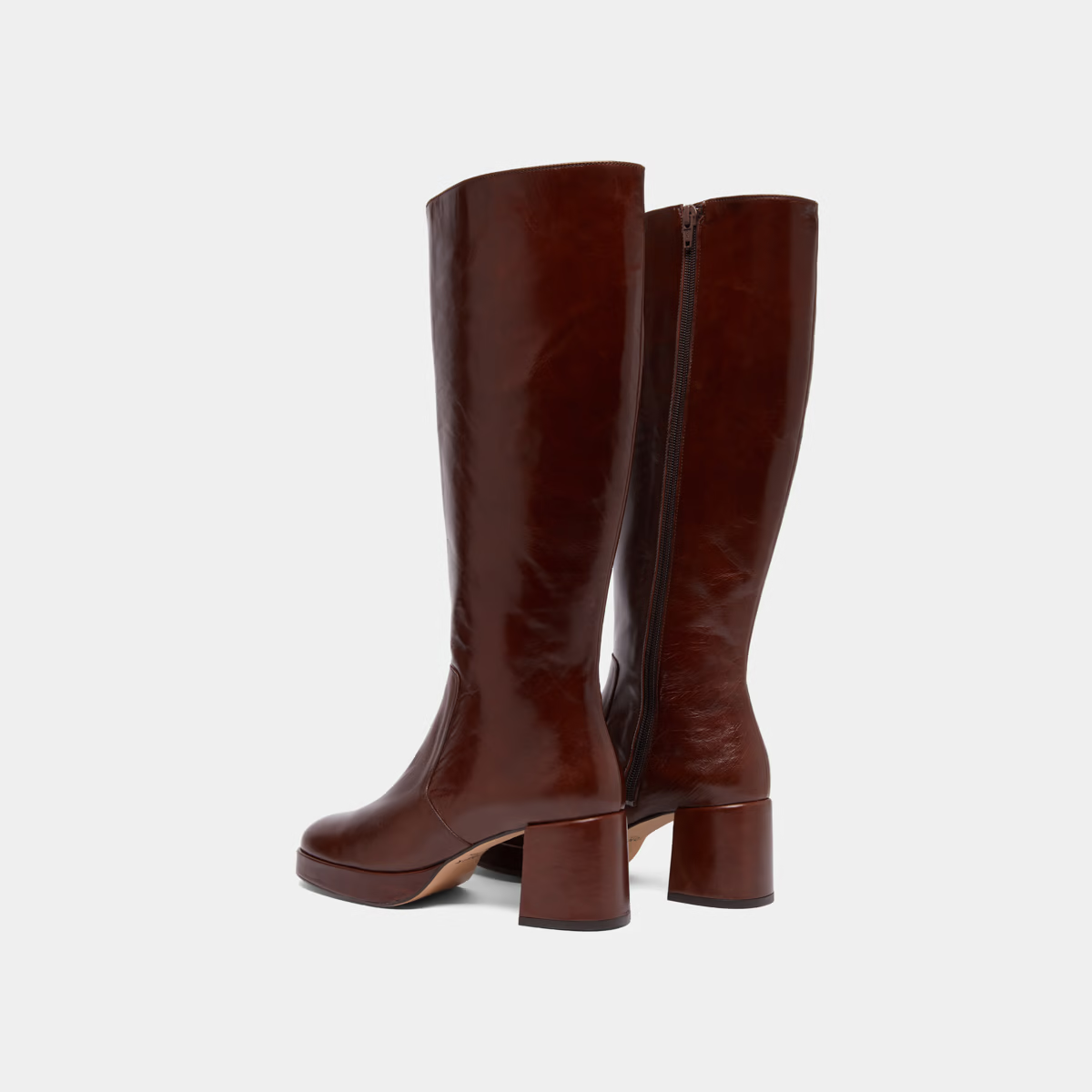 Bottes à talons et plateformes