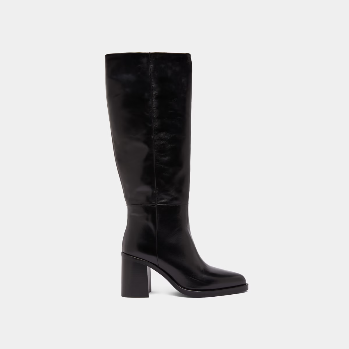 Bottes à talons lamellés