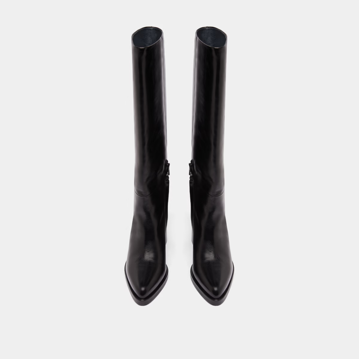 Bottes à talons lamellés