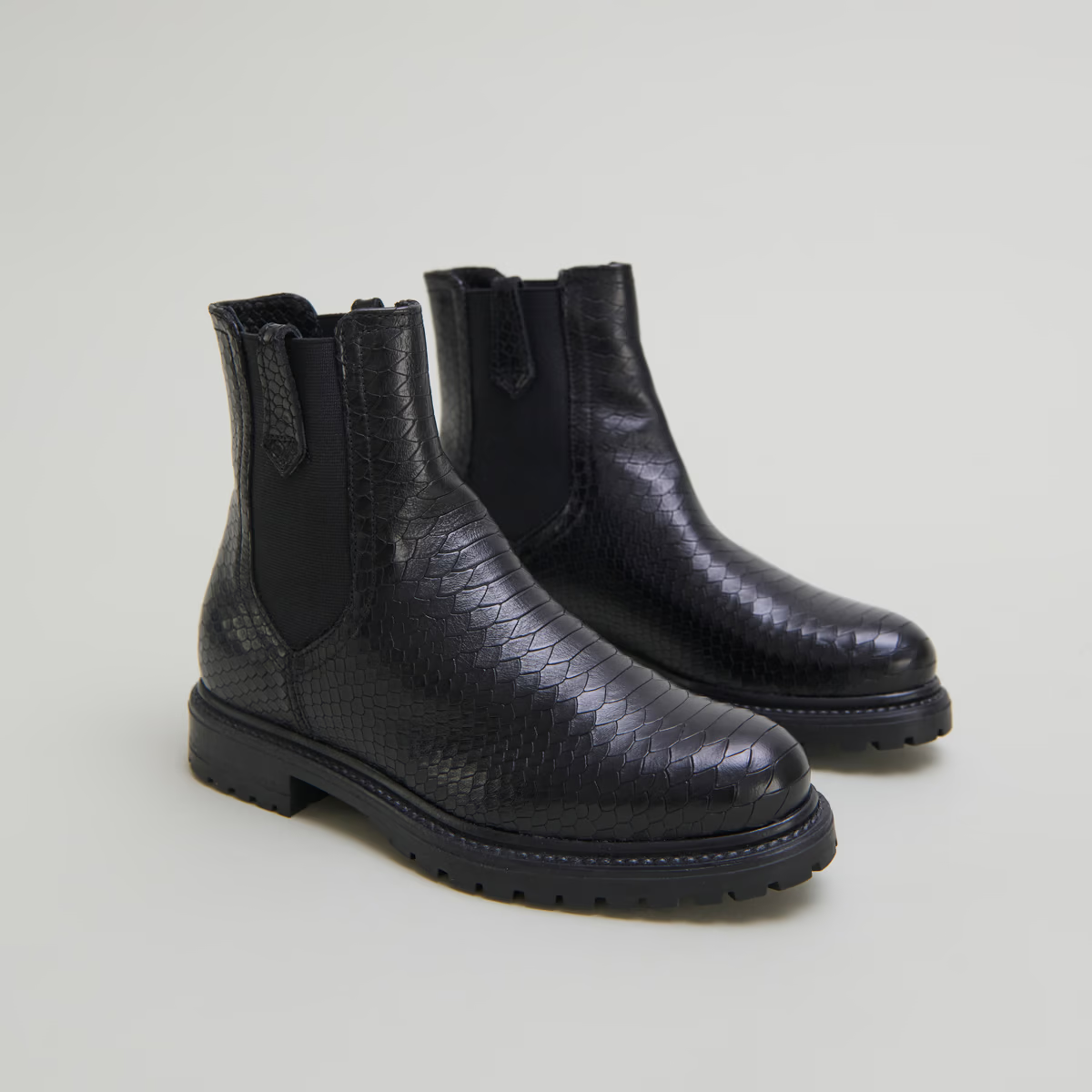 Bottines plates