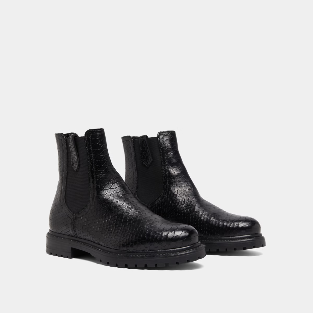 Bottines plates