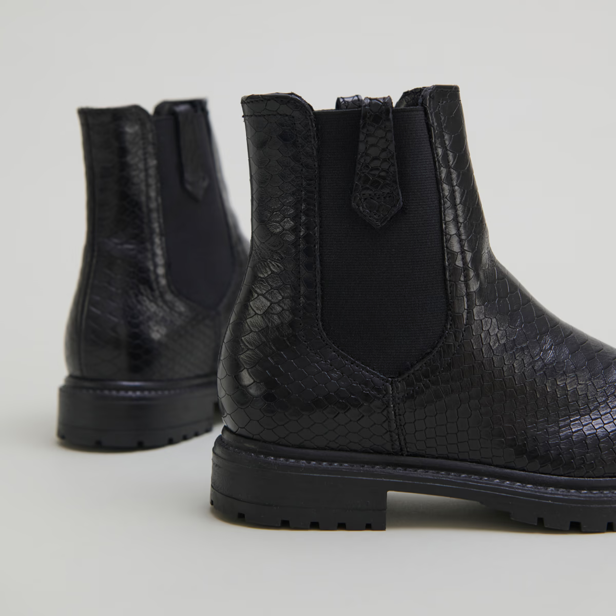 Bottines plates