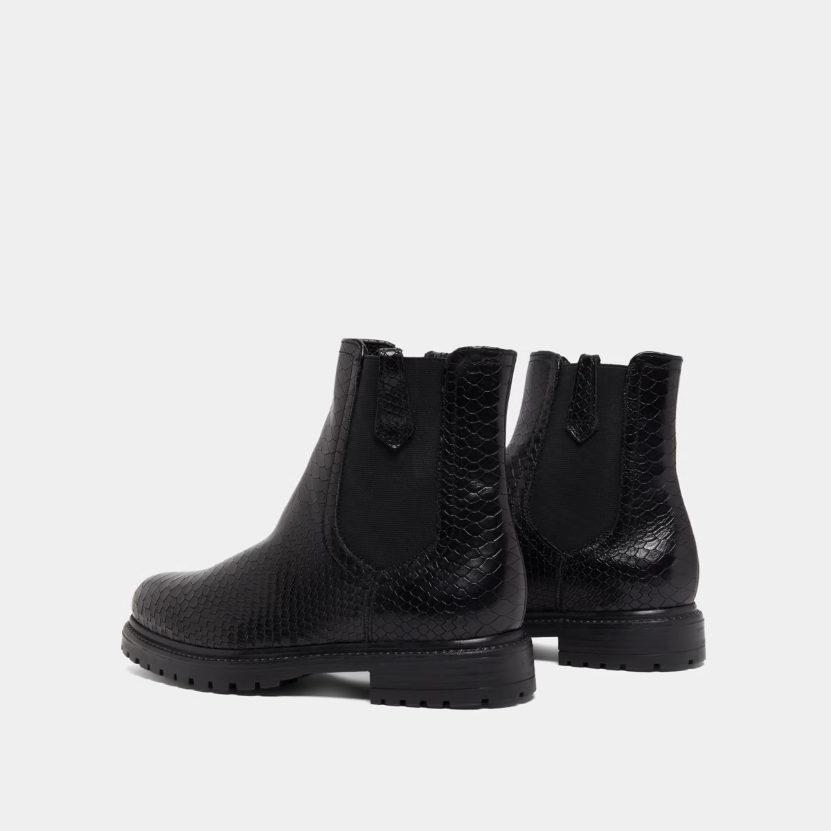 Bottines plates