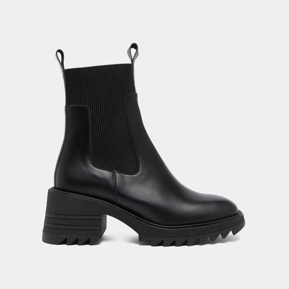 Boots à élastiques et semelles crantées