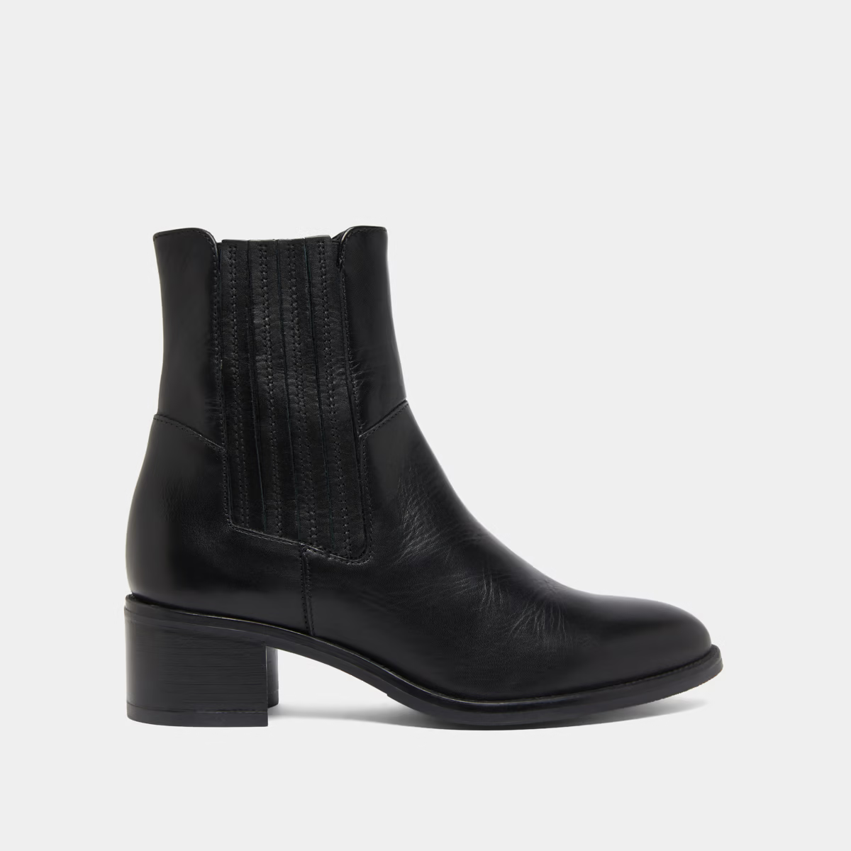 Boots à élastiques et talons carrés