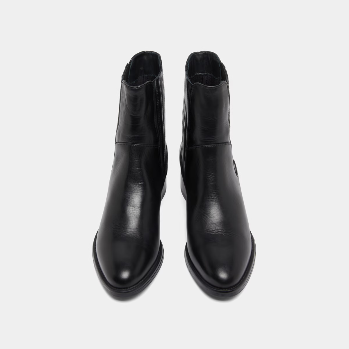 Boots à élastiques et talons carrés