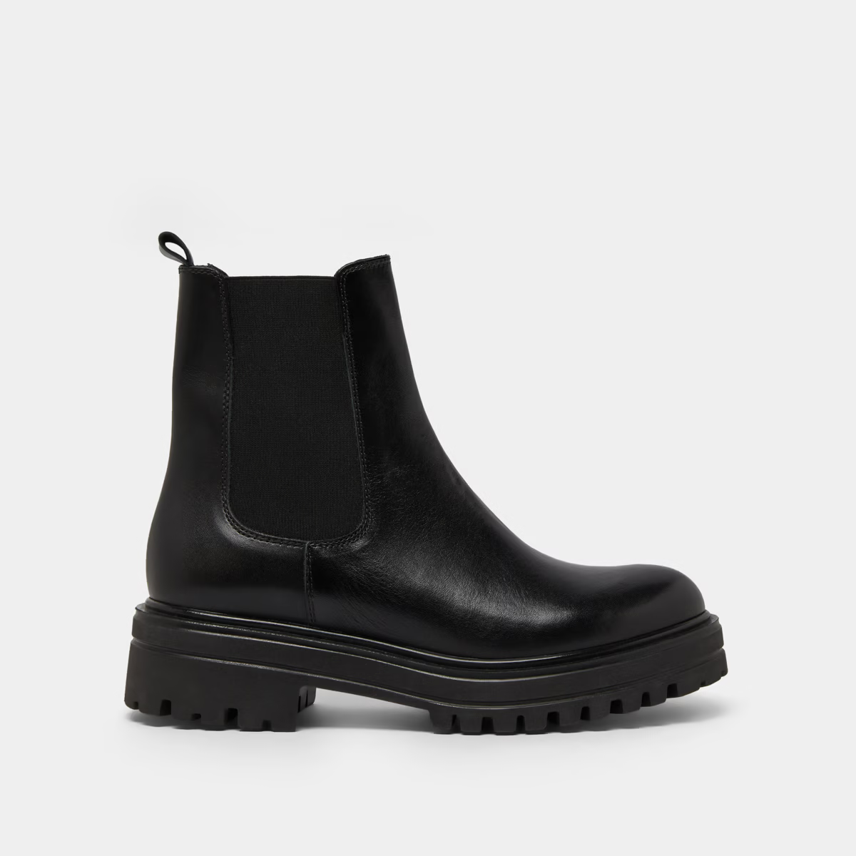 Boots à semelles crantées et élastiques