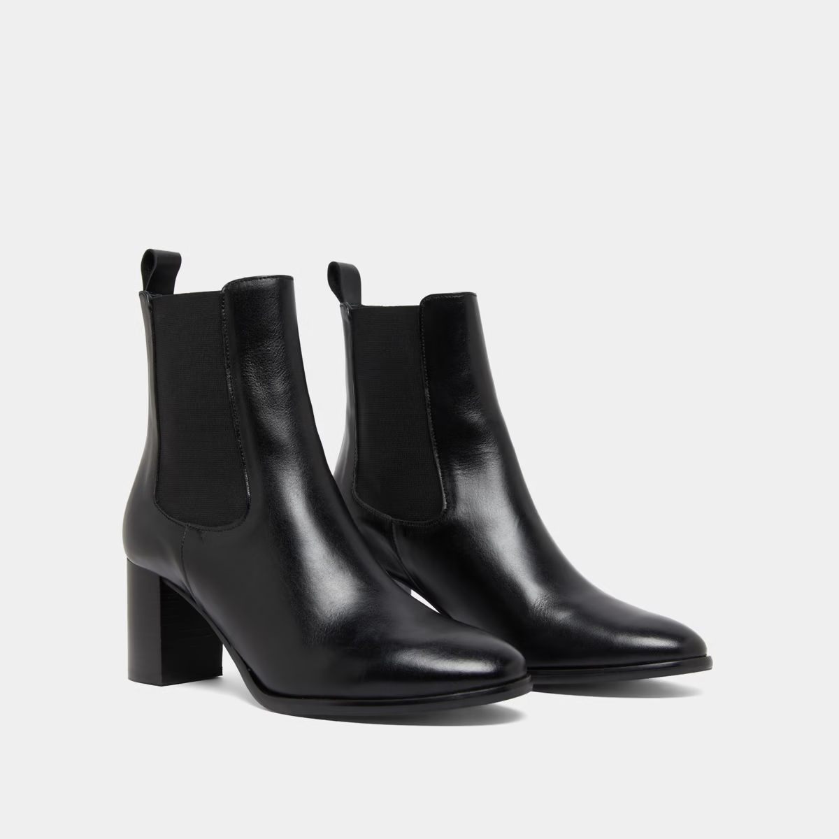 Boots à talons et élastiques