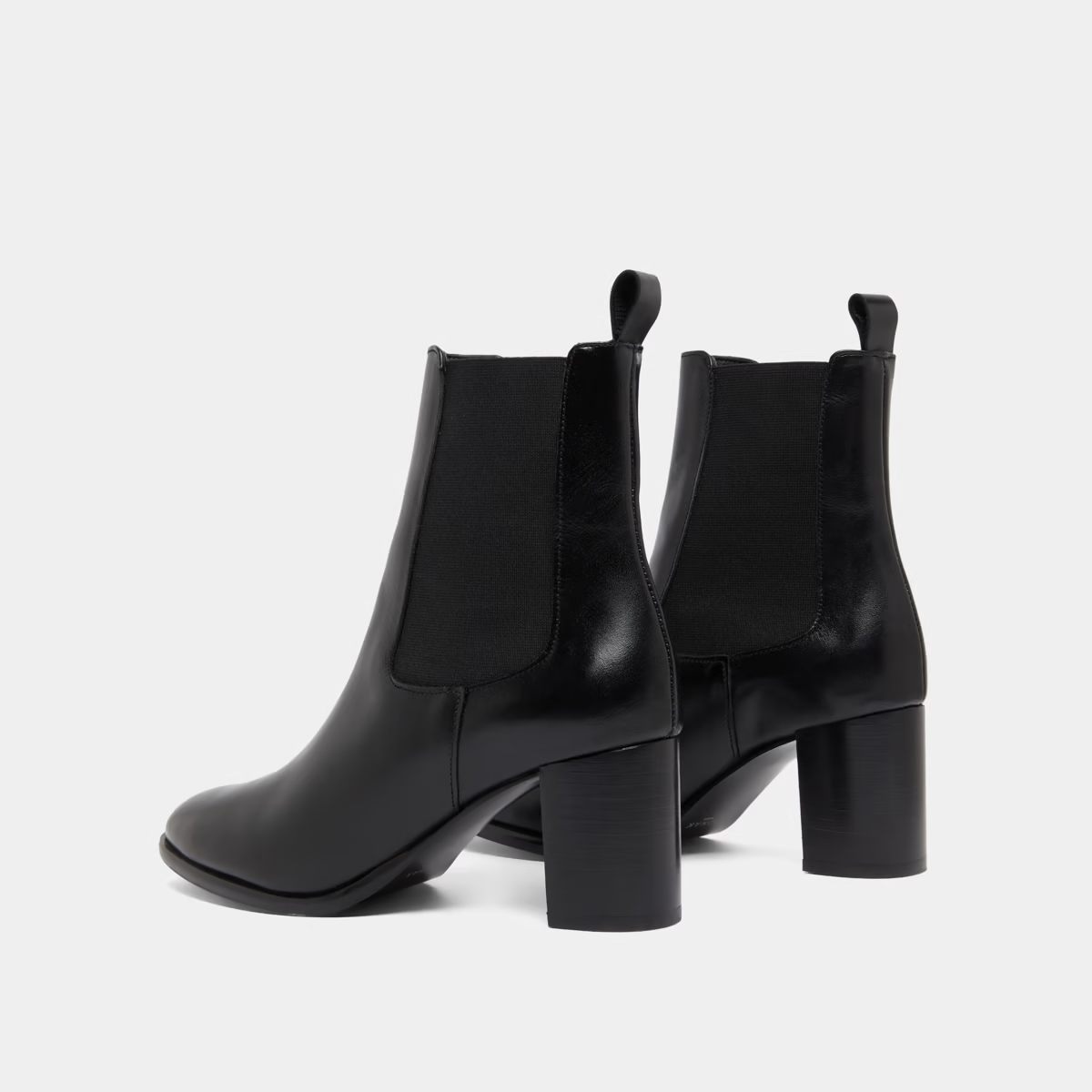 Boots à talons et élastiques