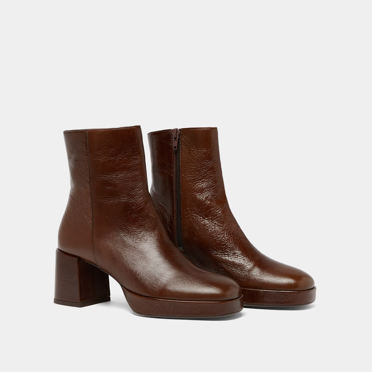 Bottines à bouts arrondis