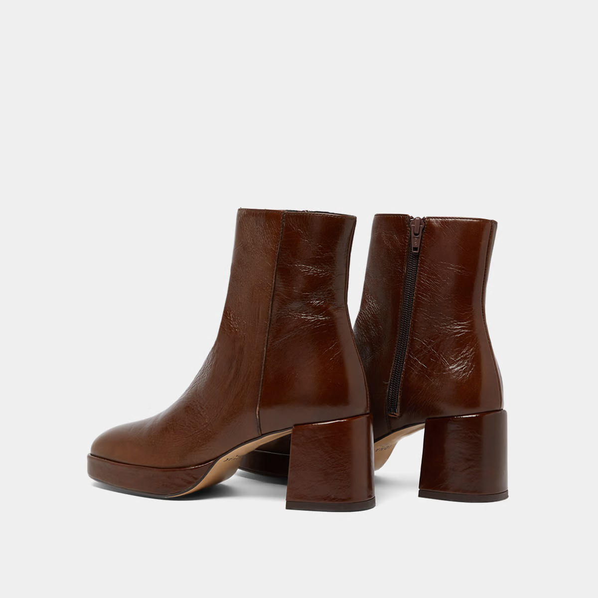 Bottines à bouts arrondis