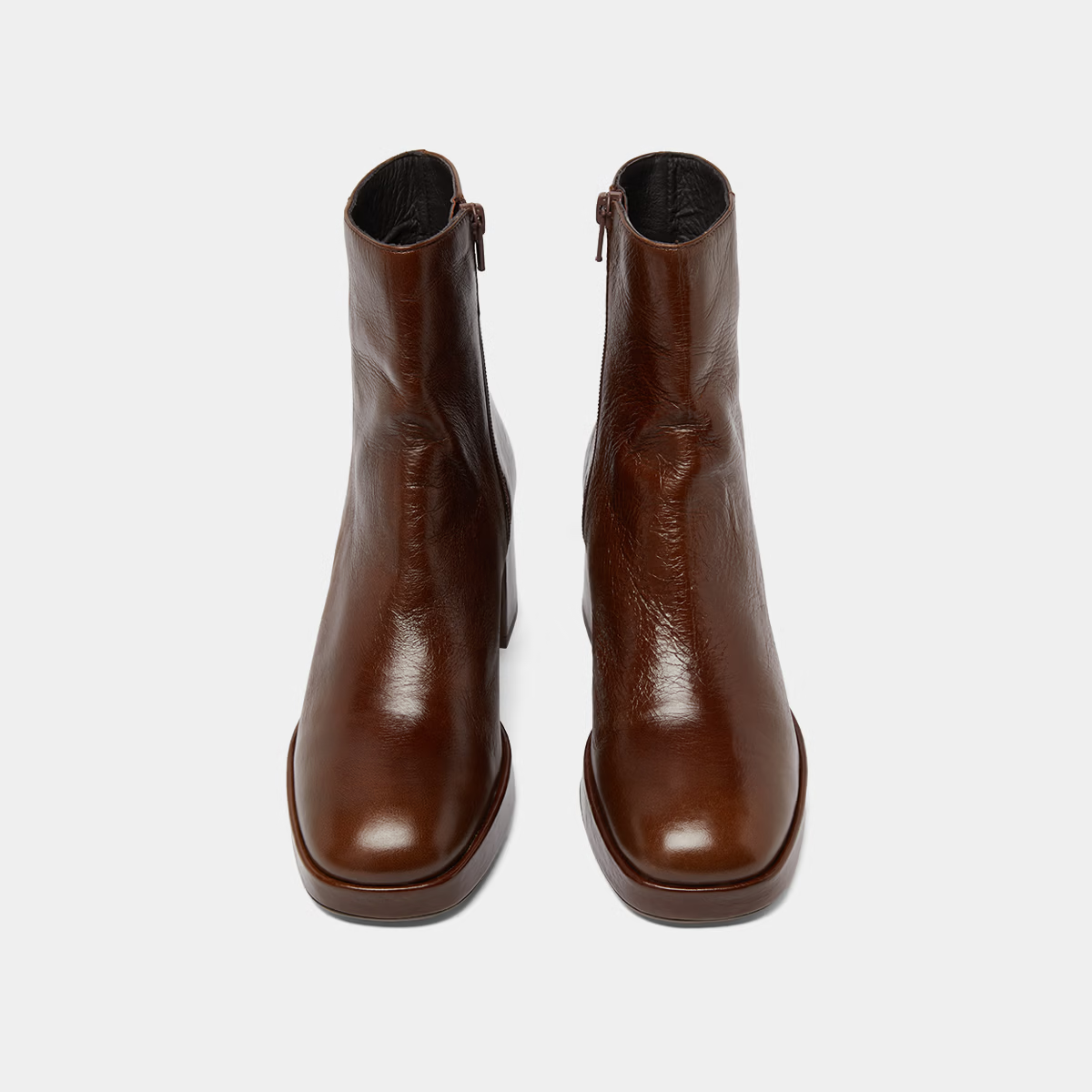 Bottines à bouts arrondis