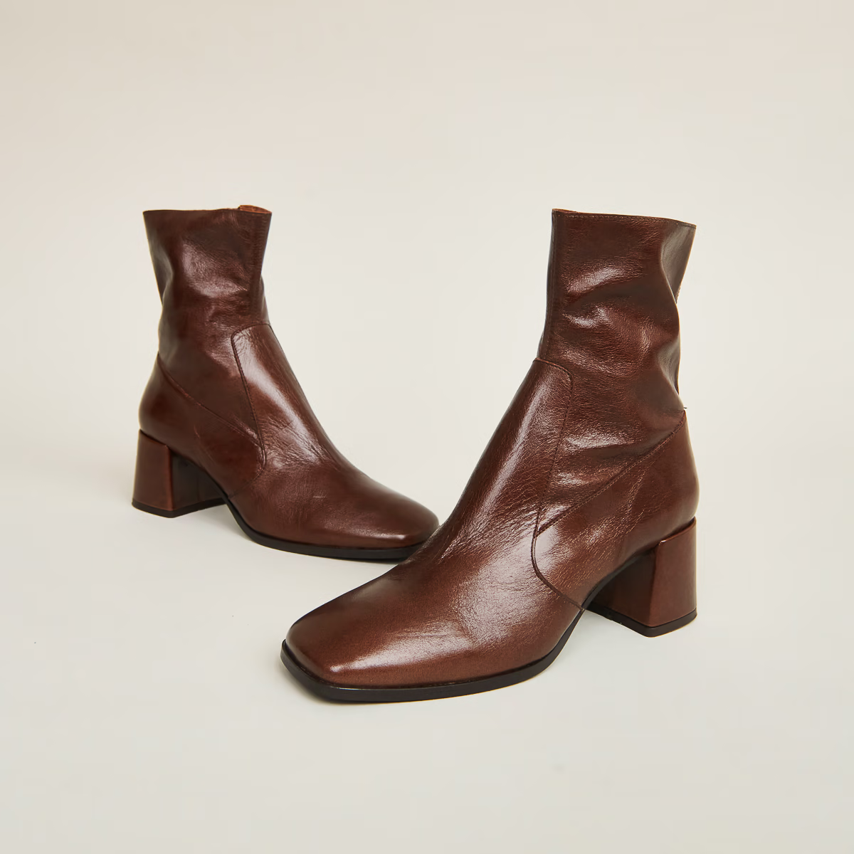 Bottines à bouts ovales