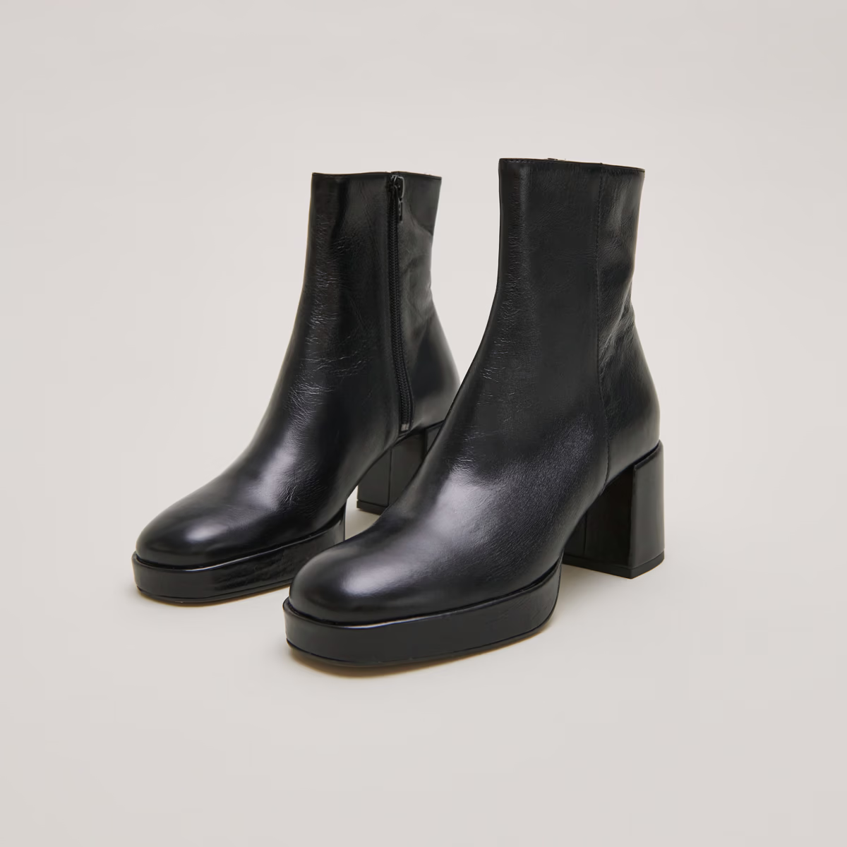 Bottines à bouts arrondis