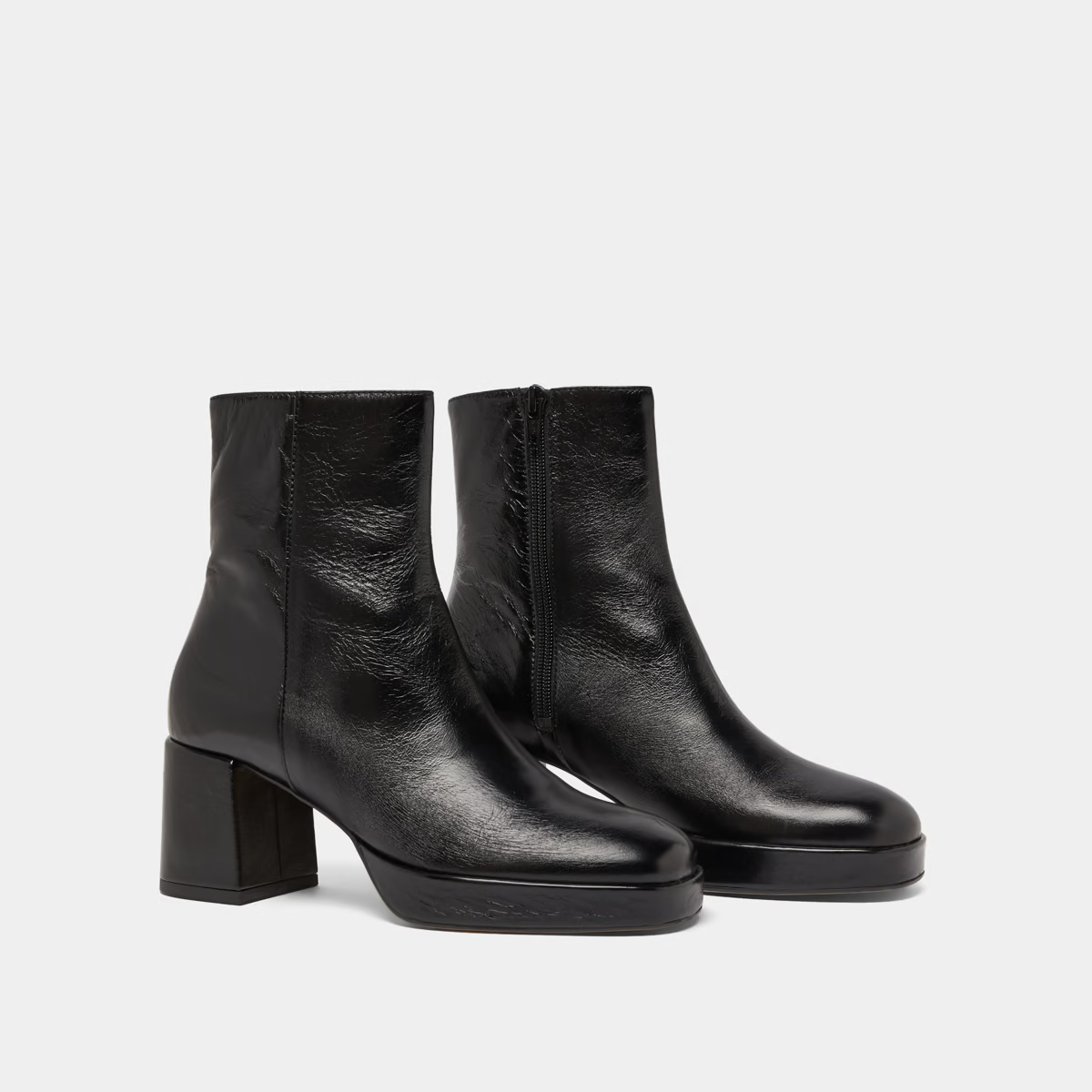 Bottines à bouts arrondis