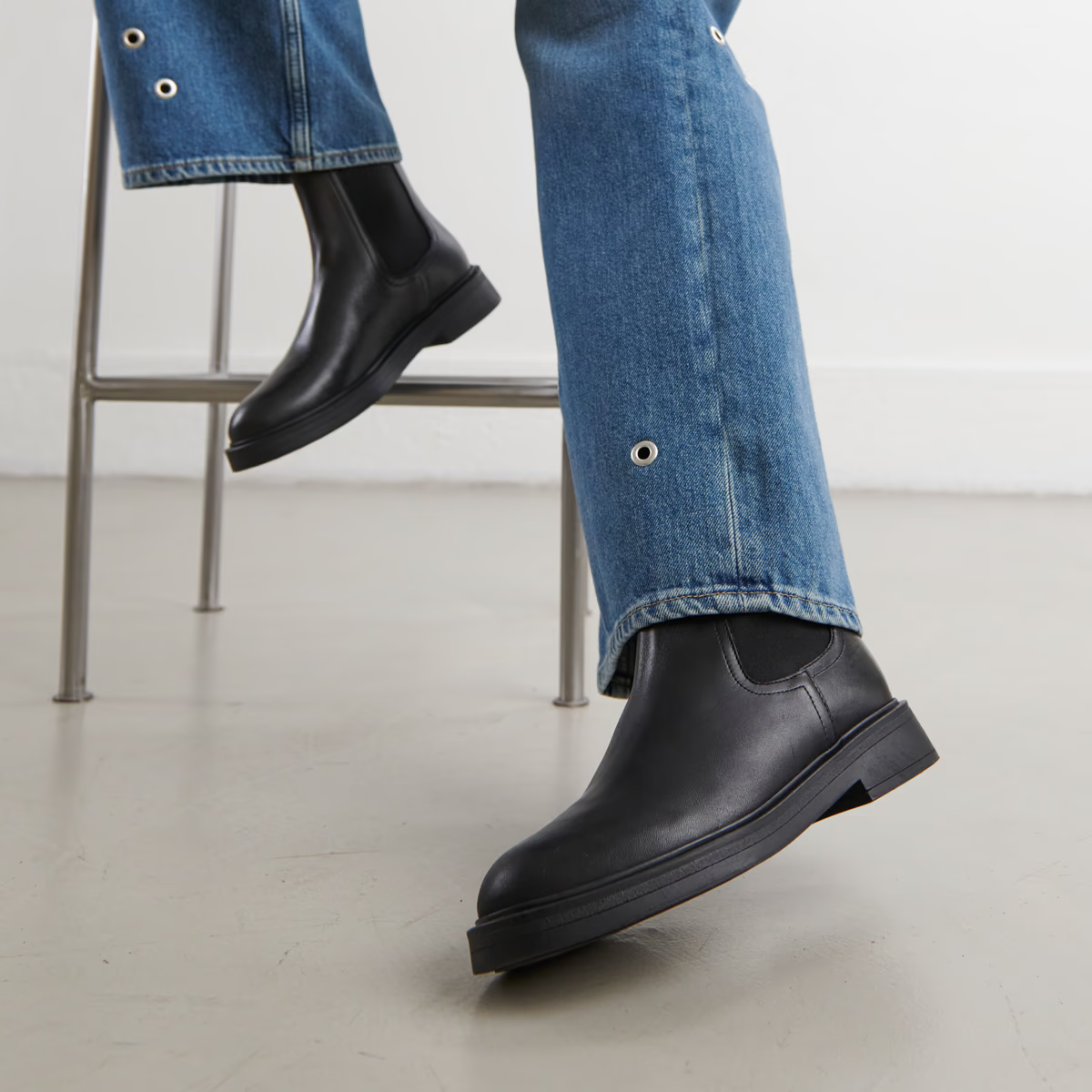 Boots à bouts ronds