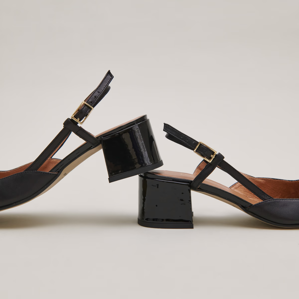 Slingbacks à petits talons