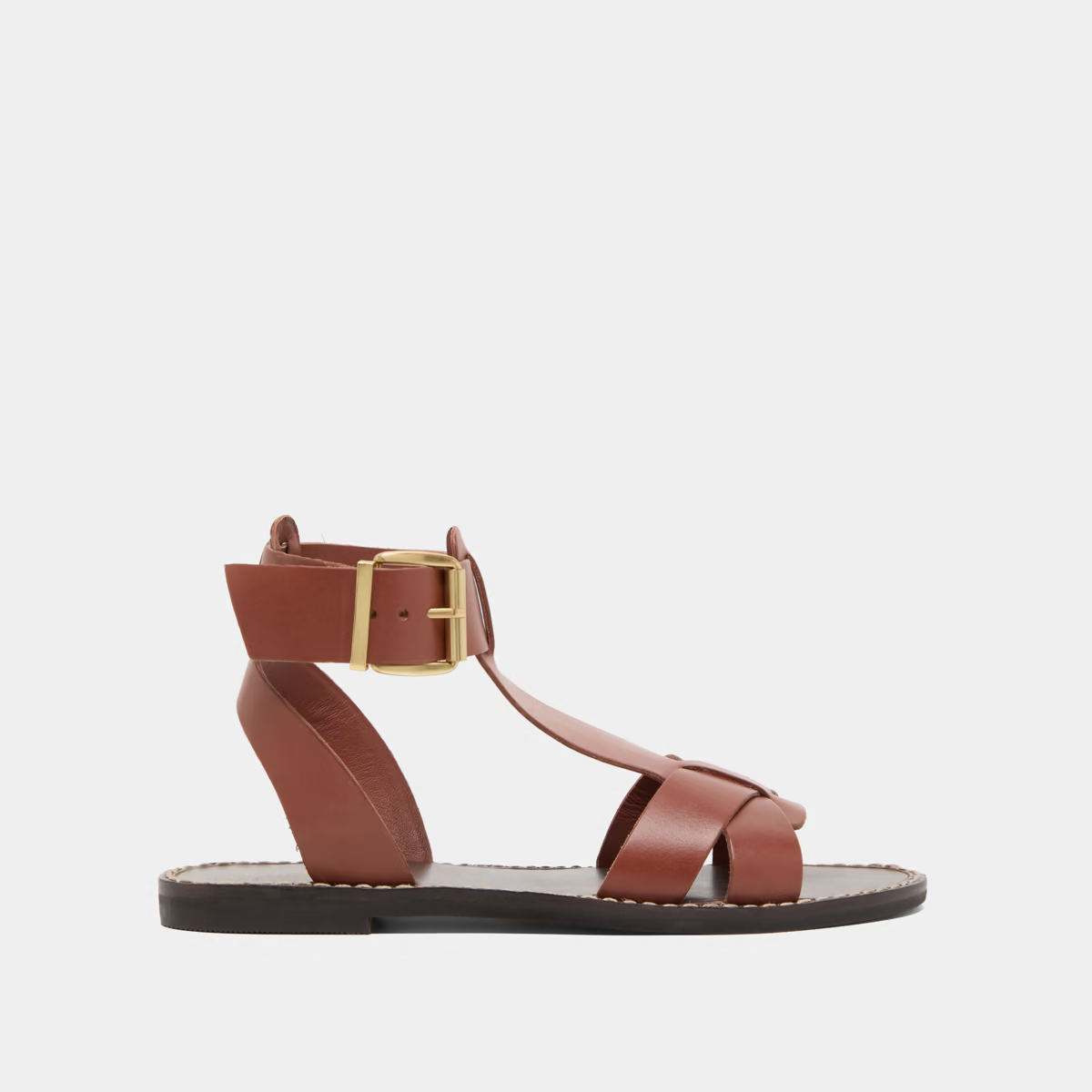 Sandales à boucles et brides