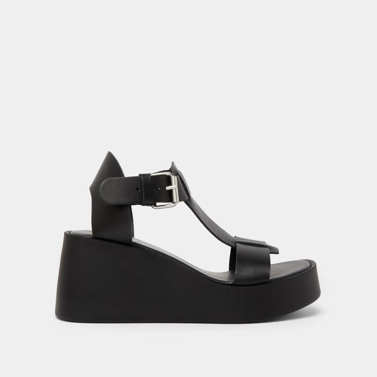 Sandales compensées à boucles ajustables