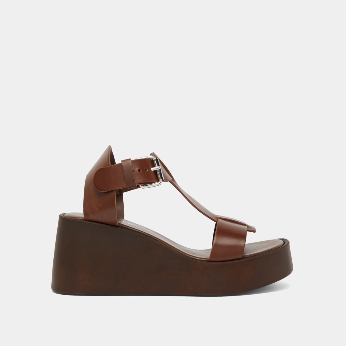 Sandales compensées à boucles ajustables
