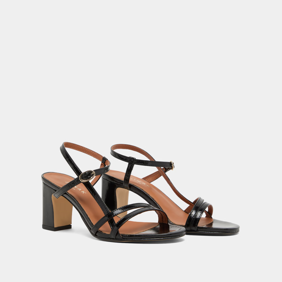 Sandales à talons et brides