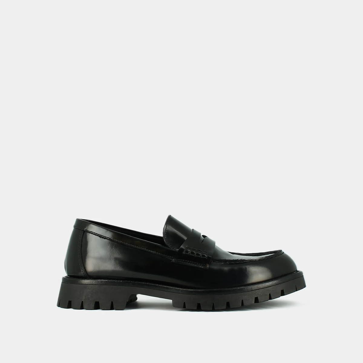 Mocassins à semelles crantées