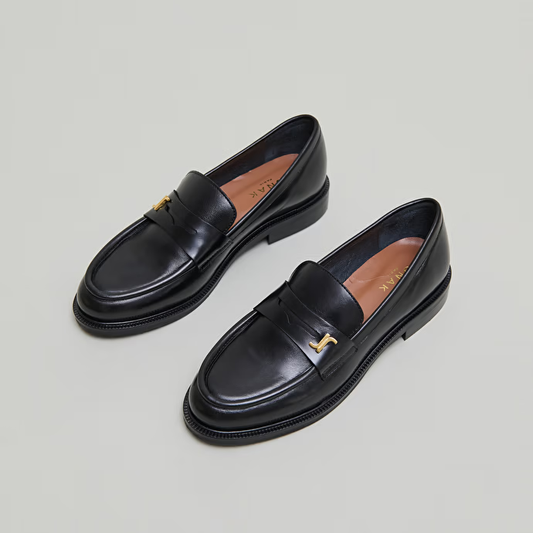 Mocassins à bouts arrondis