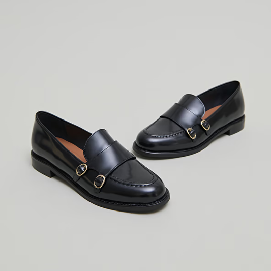 Mocassins à boucles ajustables