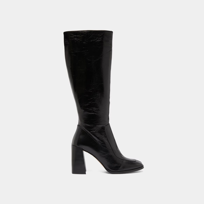 Bottes hautes à bouts carrés
