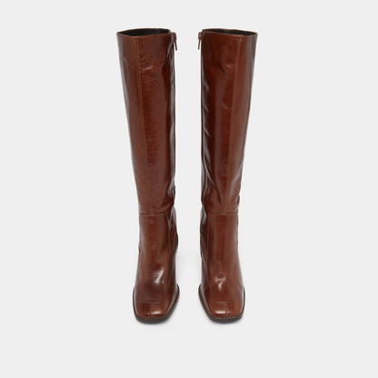 Bottes hautes à bouts carrés