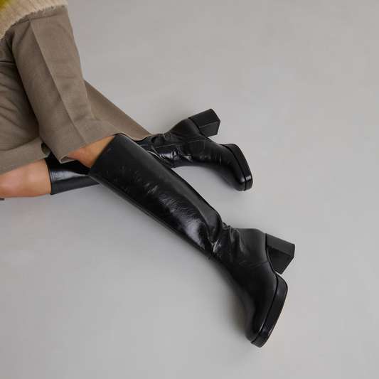 Bottes à talons et plateformes