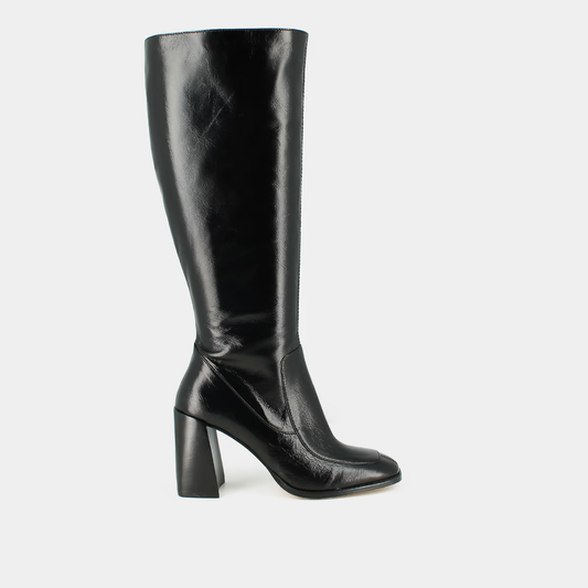 Bottes hautes à bouts carrés