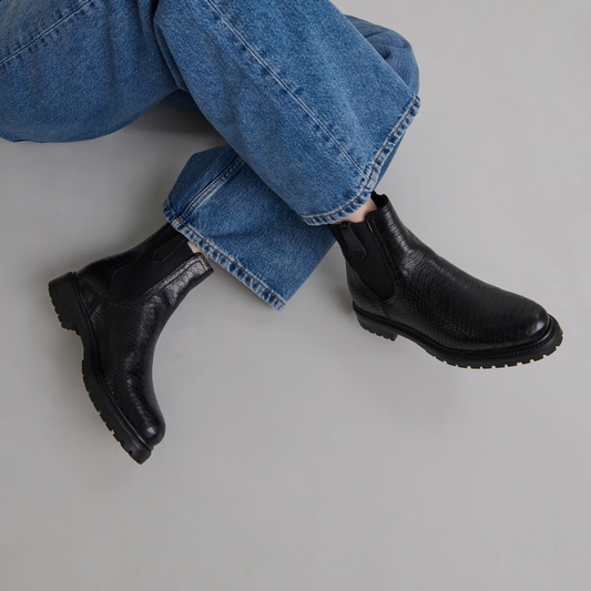 Bottines plates