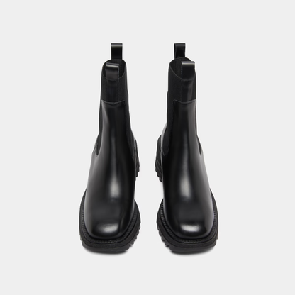 Boots à élastiques et semelles crantées